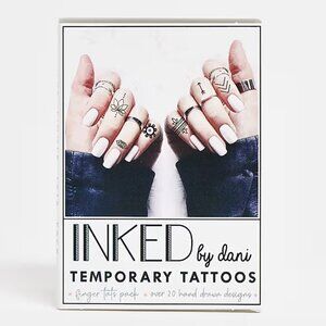 🔥3/$30 NIP INKED by Dani Finger Tats Temporary Tattoo Pack